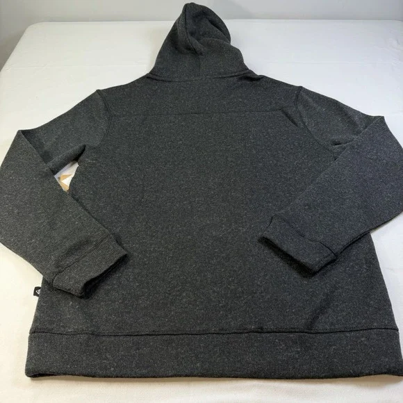 Quiksilver Keller Pullover Hoody Classic Black Heather Size L New Surfer Beach - Picture 9 of 12